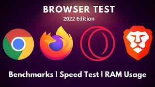 Chrome Vs Firefox Vs Opera GX Vs Brave | Speed Test | Ram Usage | 2022 Edition