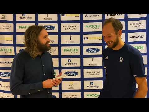 Dragos Madaras efter segern mot Tabergsdalens TK