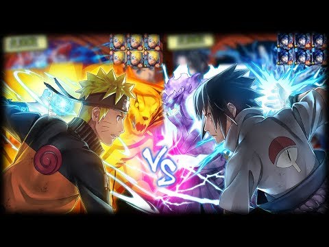 【Naruto Blazing】Final Valley Naruto vs Final Valley Sasuke (PVP)