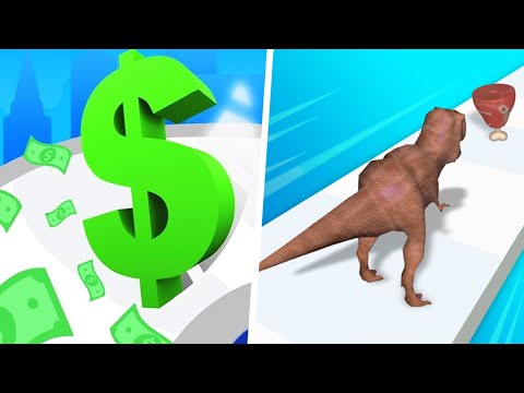 Digit Shooter 3D | Dino Rush Game - 123456789 Gameplay Walkthrough Max Levels (Part 1)