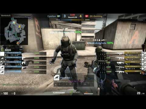 SK vs Epsilon [Map 1 BO1] DreamHack Tours 2016 (EU Minor)