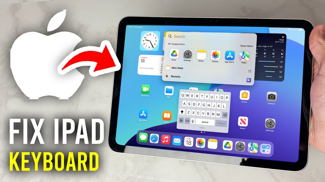 How To Fix Small & Floating Keyboard On iPad - Full Guide
