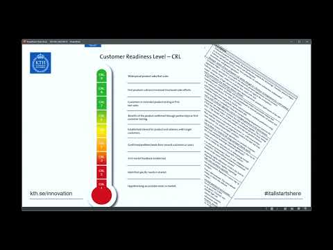 Expert Talk: Innovation Readiness Levels