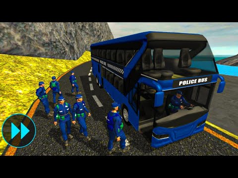 Police Bus Driving Sim - Off-Road Transport Duty👷‍♂️👷‍♀️ Bus Games Android