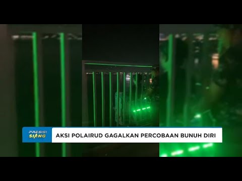 AKSI HEROIK SAT POLAIRUD POLRESTA SAMARINDA GAGALKAN PERCOBAAN BUNUH DIRI