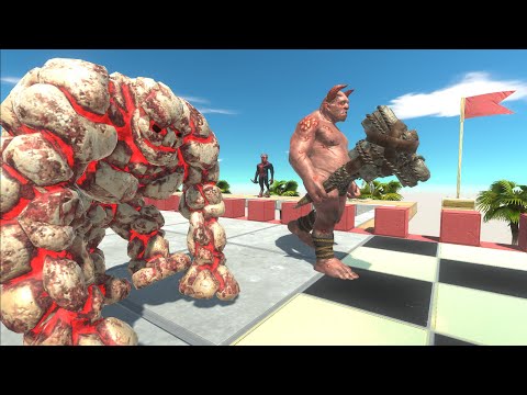 Friendly Speed Race between Infernals - Animal Revolt Battle Simulator