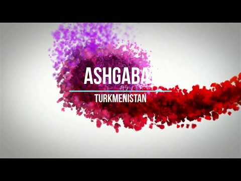 Driving around Ashgabat Turkmenistan