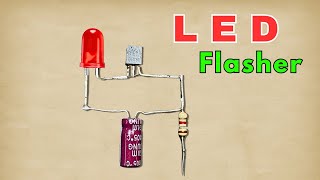 Download lagu Simple LED Flasher Circuit | 3.7v Led Flasher Circuit mp3