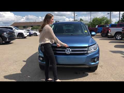 2017 Volkswagen Tiguan | Heated Seats - Panoramic Sunroof - 66,364km | STK# P1155A | Redwater Dodge