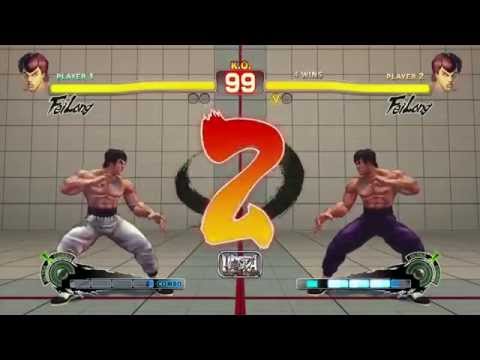 AZ Driftwood (Fei Long purple) vs WT Akbar (Fei Long white) usf4  best AZ Fei ft5