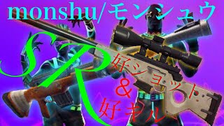 [Fortnite]　SR好ショット＆好プレイ集　monshu