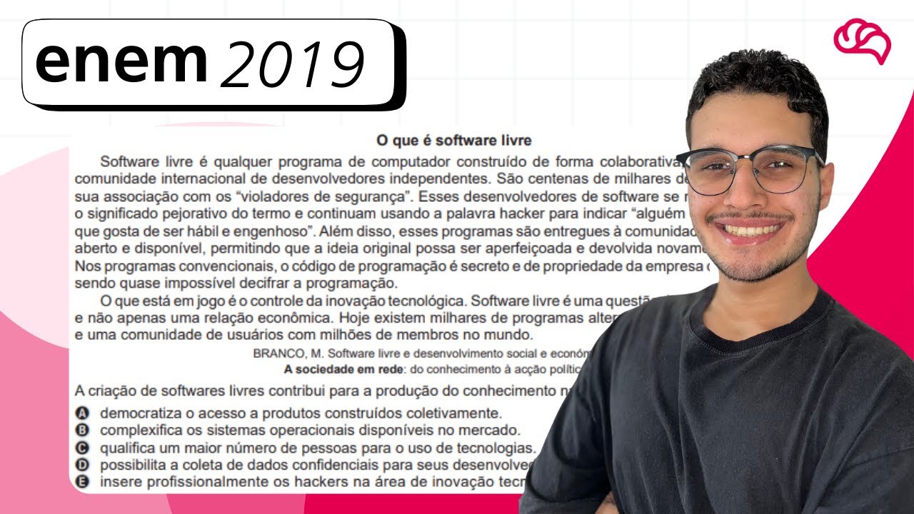 Resolução em Vídeo — Questão 18 ENEM 2019