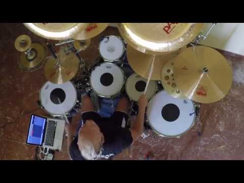 Mike Terrana plays Message to Home - Vision Divine