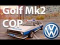 Volkswagen Golf Mk2 Policija для GTA San Andreas видео 1