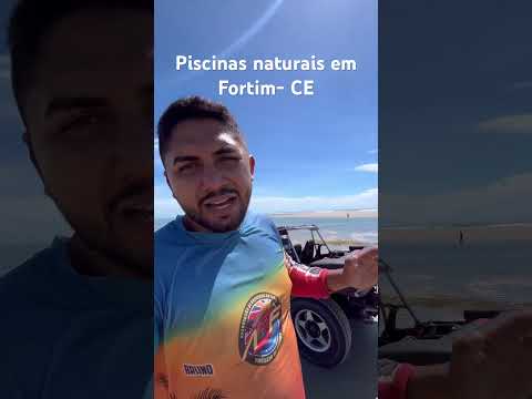 Piscinas naturais em fortim, Ceará ☀️ #fortim #praia #turismo