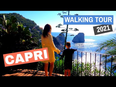 🇮🇹 CAPRI - Most beautiful island in Italy! Walking Tour - Amalfi Coast, Italy (with subtitles)