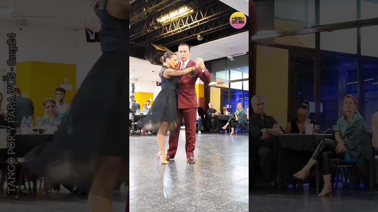 Julieta Cappiello y Álvaro Salas. Milonga Gente Amiga 8sep24