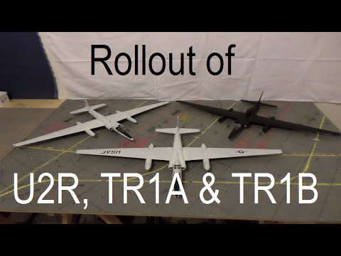 Rollout of Lockheed s U2R TR1A & TR1B Dragon Lady USAF CIA NASA by Chrizlys Modellbau Werkstatt