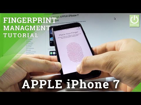 APPLE iPhone 7 Add Fingerprint / Lock & Unlcok Touch ID ...
