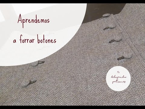 Aprendemos a forrar botones