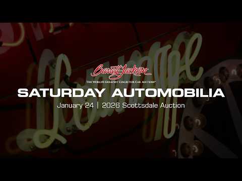 Barrett-Jackson Automobilia Livestream Replay - Sat., Jan 24 - BARRETT-JACKSON SCOTTSDALE AUCTION