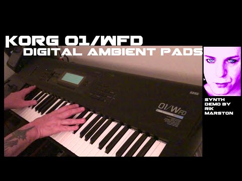 Korg O1/Wfd Digital Ambient Pads Synthesizer Wave Shaping Rik Marston 01W
