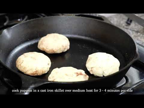 Bean & Cheese Pupusas w/Curtido & Salsa Roja