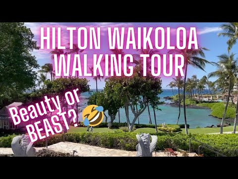 Excursão a pé pela vila de Hilton Waikoloa -