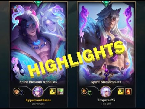 Highlight: Aphelios Sett vs Irelia Senna