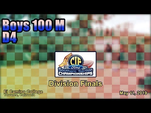 2019 TF - CIF-ss Finals (D4) - 100 (Boys)