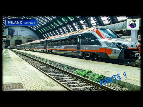 Una Domenica di gran bel traffico di arrivi e partenze a Milano Centrale. Parte 1