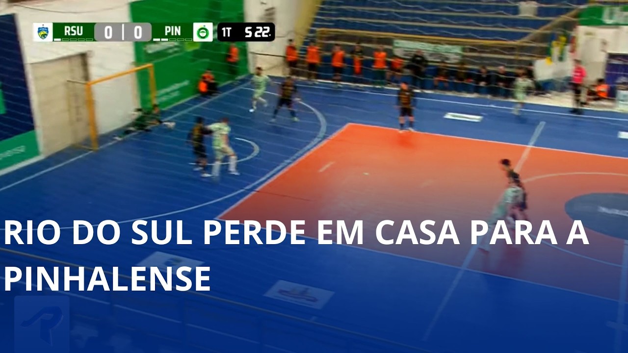 Rio do Sul esbarra no vice-líder e perde em casa