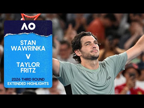 Stan Wawrinka v Taylor Fritz Extended Highlights | Australian Open 2026 Third Round