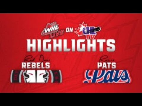 Red Deer Rebels at Regina Pats 01/15 | WHL Highlights 2024-25