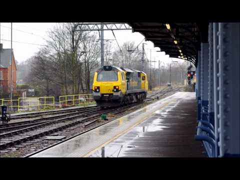 70007 Departs Ipswich Yard