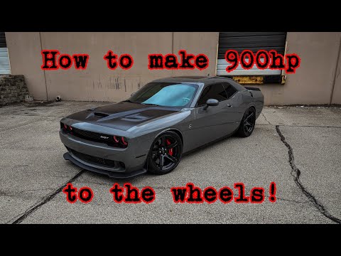 How to make 900hp to the wheels in a Hellcat