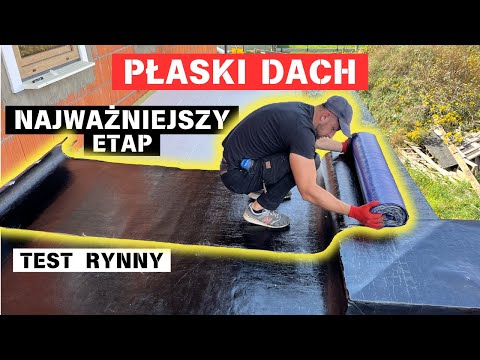 [3/3] Jak zrobić płaski dach? STROPODACH | attyka papa wierzchniego krycia  | Budowa domu