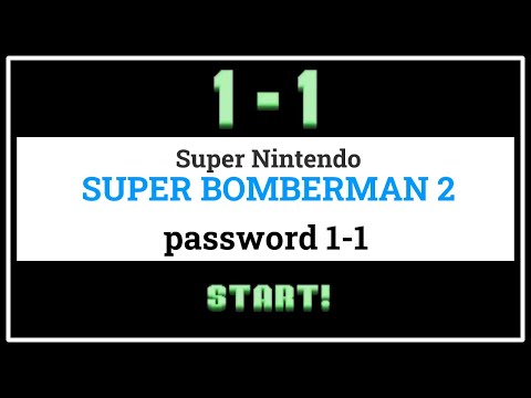 SNES Super Bomberman 4 - Zerando sem morrer 1 
