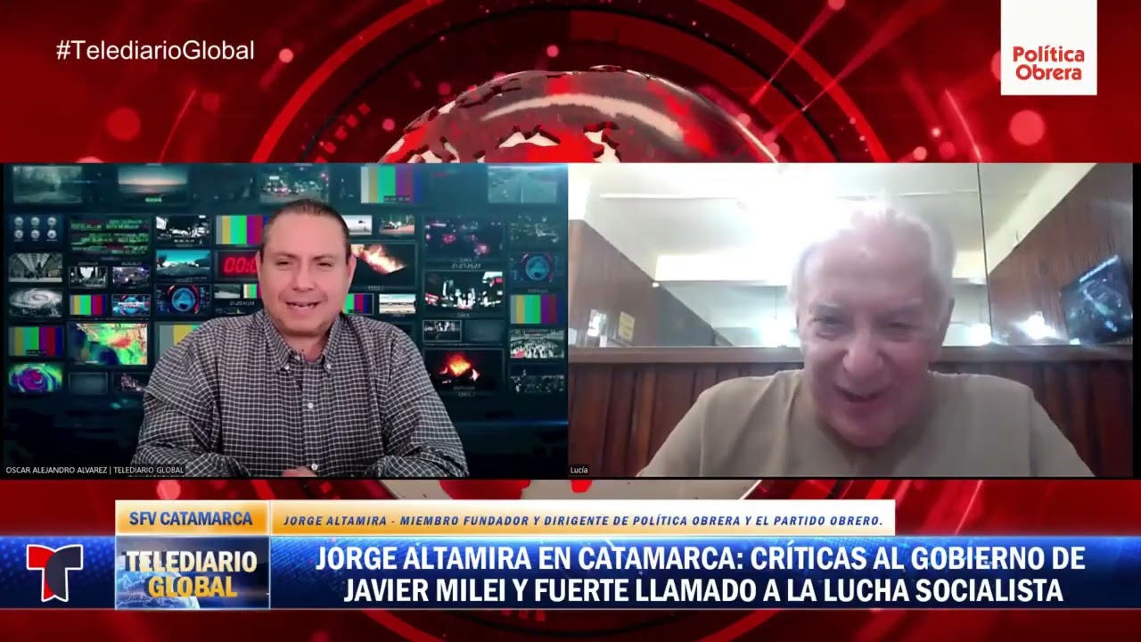 Jorge Altamira "Telediario Global" Catamarca (21/10/25)