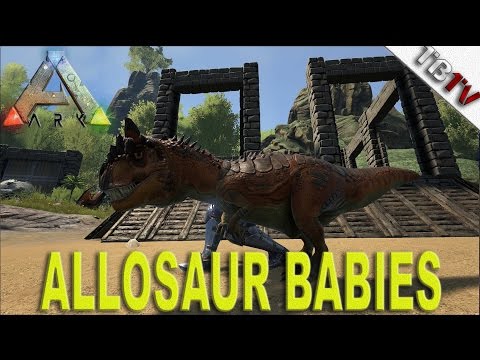 Ark: Survival Evolved S2E8 - Allosaurus Breeding!! Ark: Breeding Guide (Gameplay)