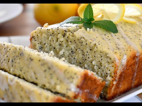 Easy to Make Lemon - Poppy Seed Loaf Cake