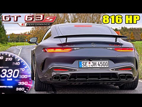 2026 Mercedes-AMG GT 63 SE 816HP // 0-100 100-200 200-300 SOUND & POV