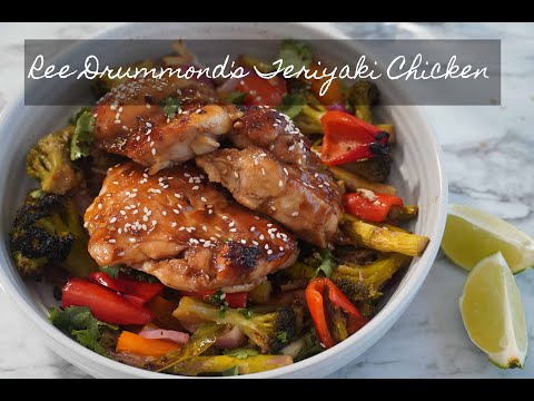 Ree Drummond's Teriyaki Chicken Sheet Pan