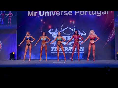 IFBB Mr. Universe Portugal 2025 – Bikini-Fitness, Gesamtwertung bis 168 cm