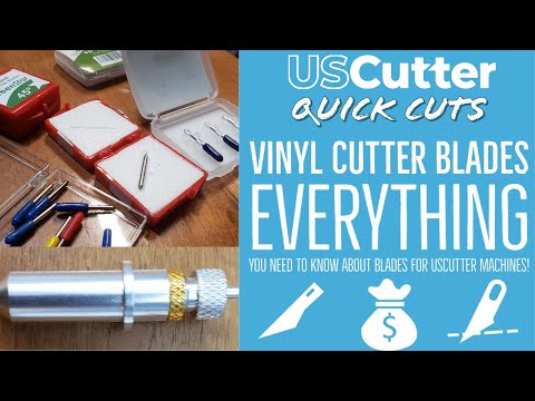 Quick Cuts - Vinyl Cutter Blades -  Roland Compatible Blades and USCutter Blade Holders