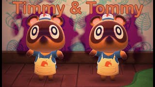【Animal Crossing New Horizons】Timmy and Tommy All 46 Emote Reactions