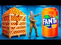 I MADE A GIANT FANTA FROM 1 TON OF ORANGES