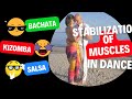 Stabilization Of Muscles And Body Movement For Tango Kizomba Semba Bachata Or Salsa
