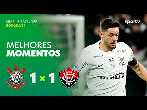 Gols e melhores lances de Corinthians x Vitória