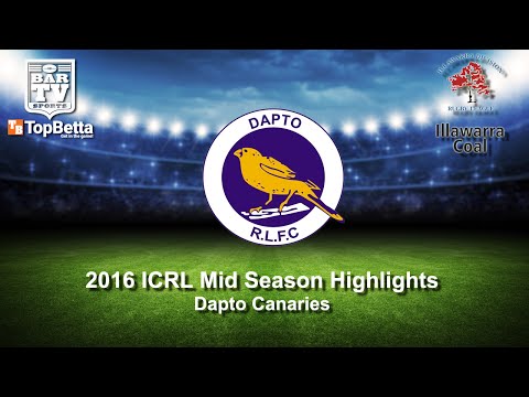 2016 ICRL Mid Season 1st Grade Highlights - Dapto Canaries